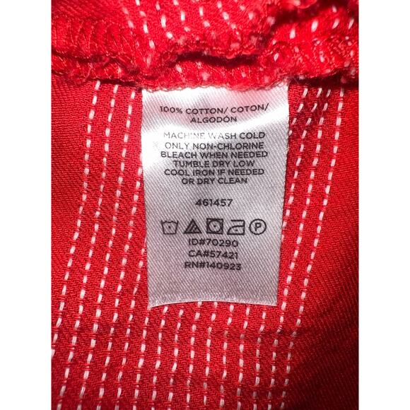 Loft women’s red wrap blouse - Picture 12 of 13